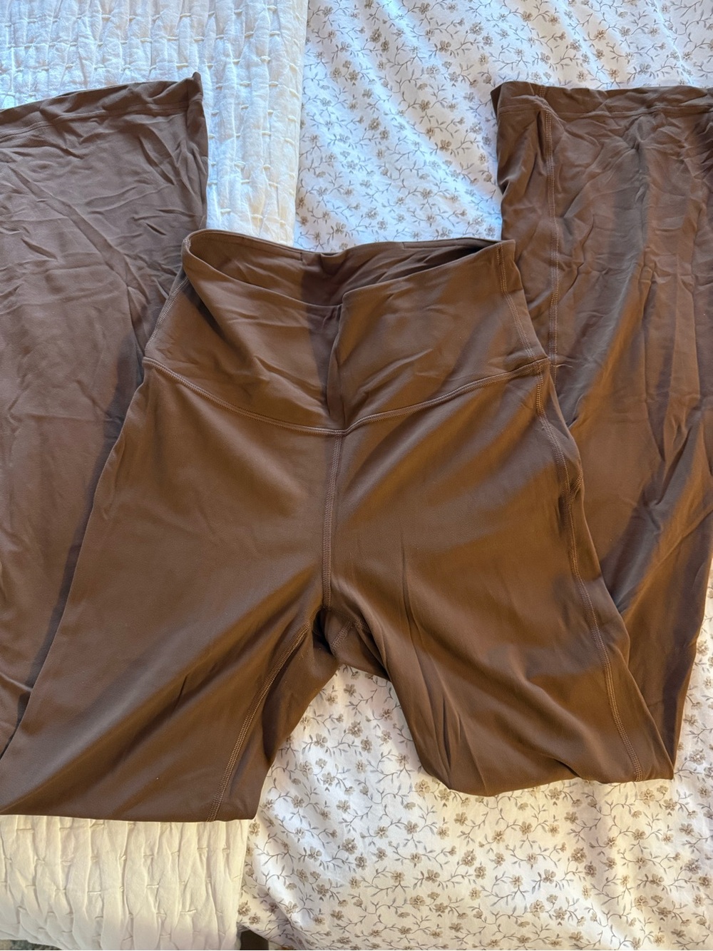 High-Waist Brown Lulu Lemon Flare